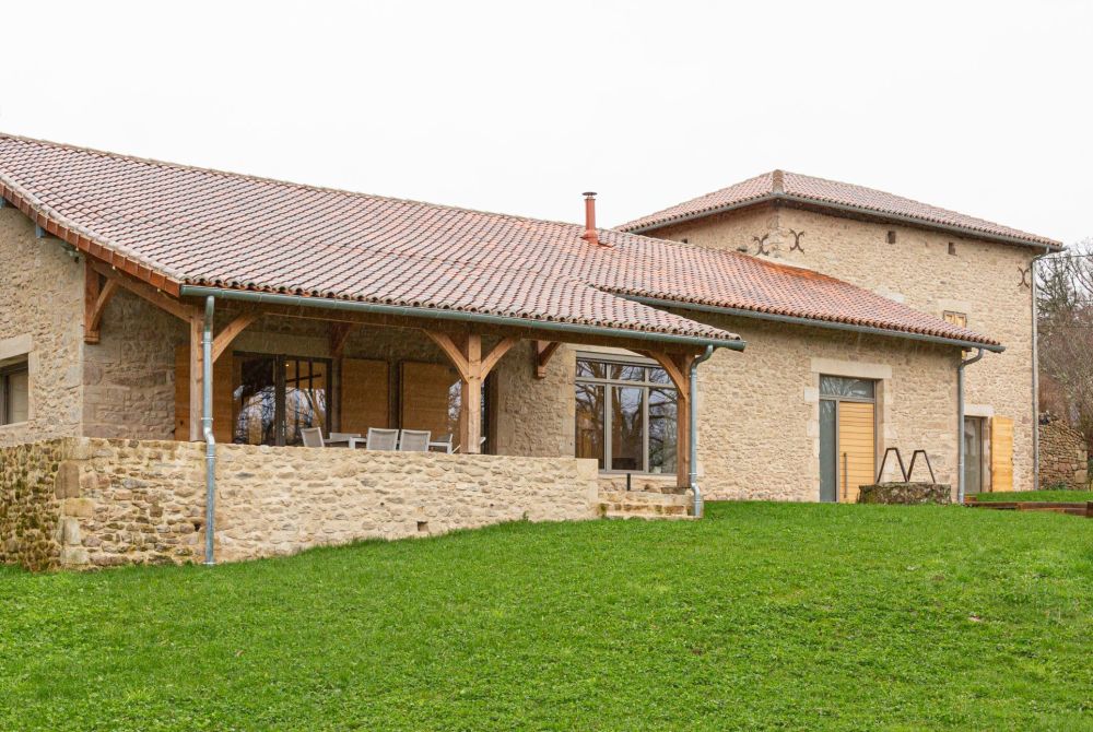 Façade Enduit pierre-vue